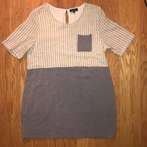 Linen mini dress/long shirt